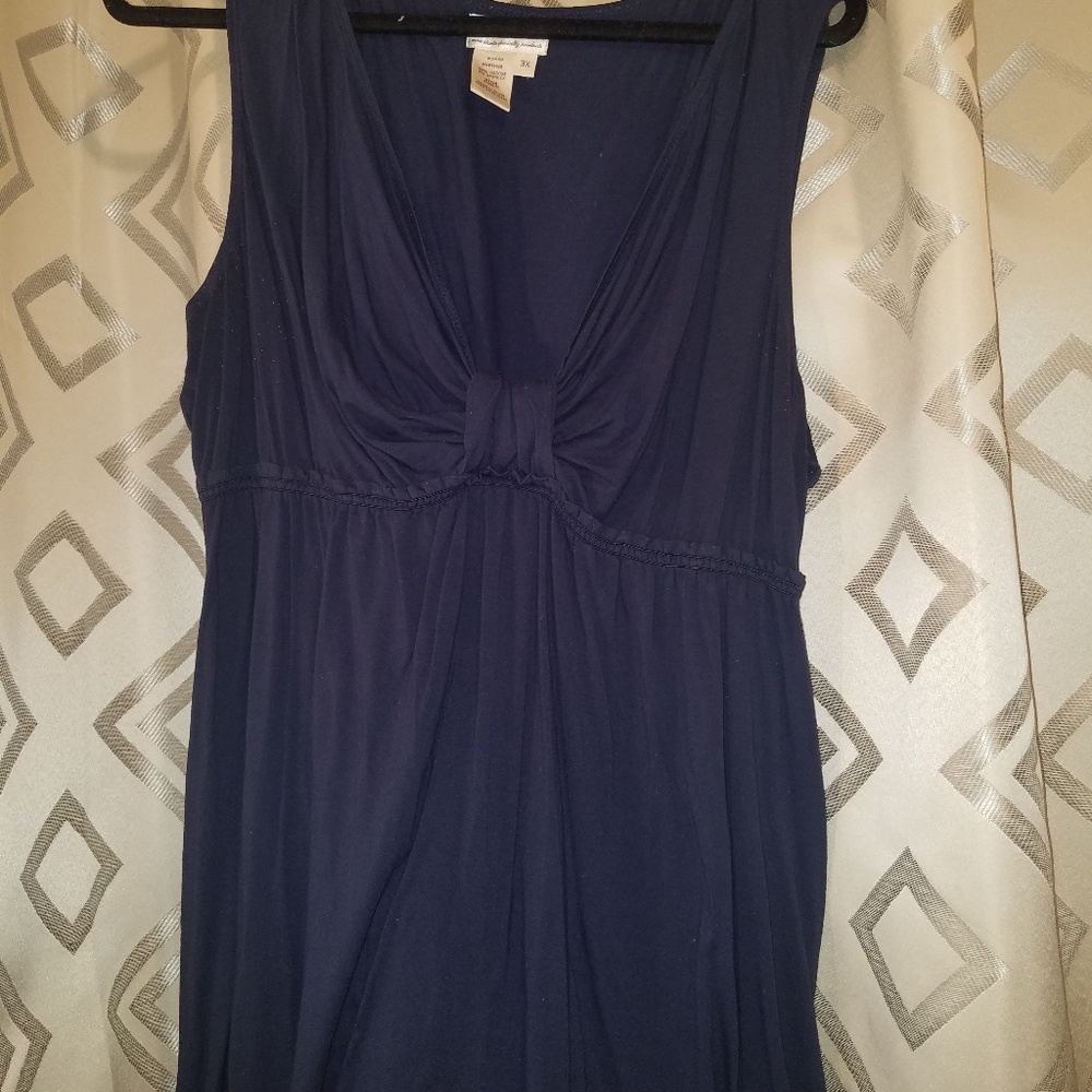Navy blue blouse